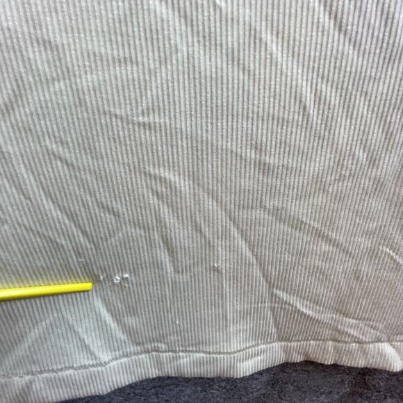 Skims Soft Lounge Slip Mini Dress Women 4X White Ribbed Spaghetti Strap Pullover - Picture 5 of 9